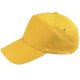 Cappellino 7 pannelli giallo personalizzato K18016G