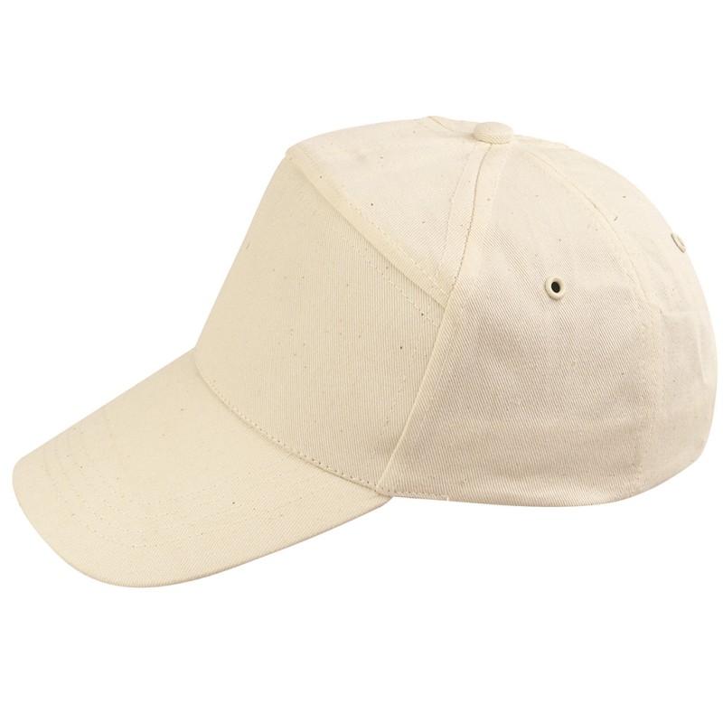 Cappellino 7 pannelli natural personalizzato K18016NT