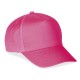 Cappellino golf 5 pannelli rosa personalizzato K18019RS