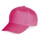 Cappellino golf 5 pannelli rosa personalizzato K18019RS