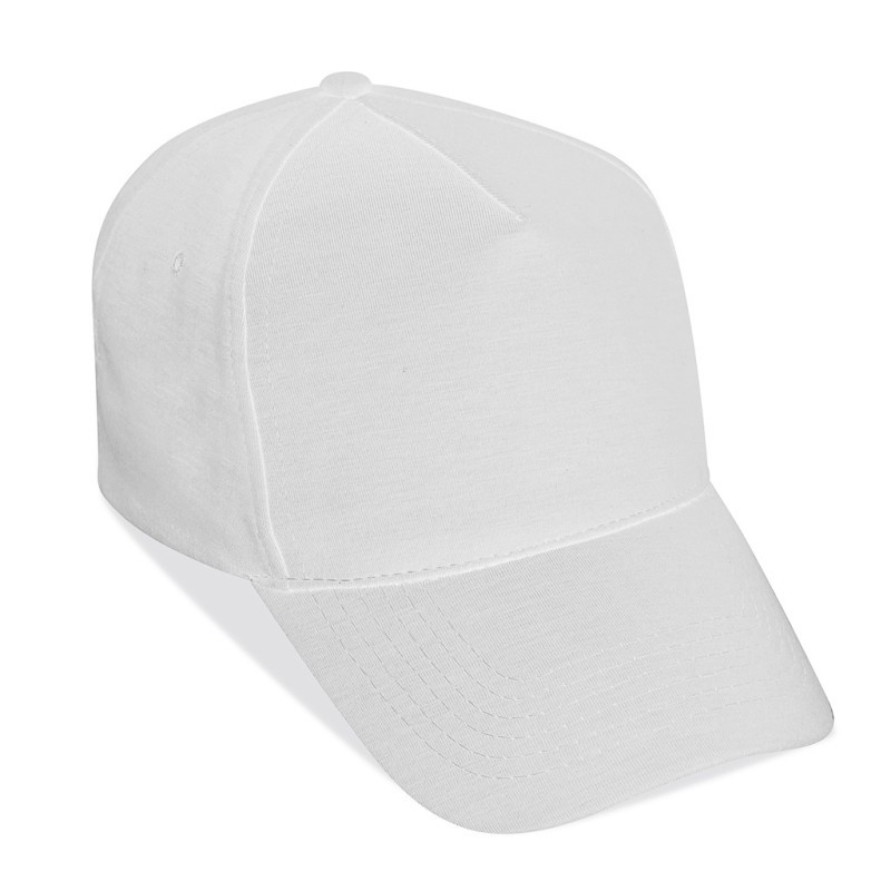 Cappellino golf 5 pannelli bianco personalizzato K18024B