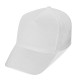 Cappellino golf 5 pannelli bianco personalizzato K18024B