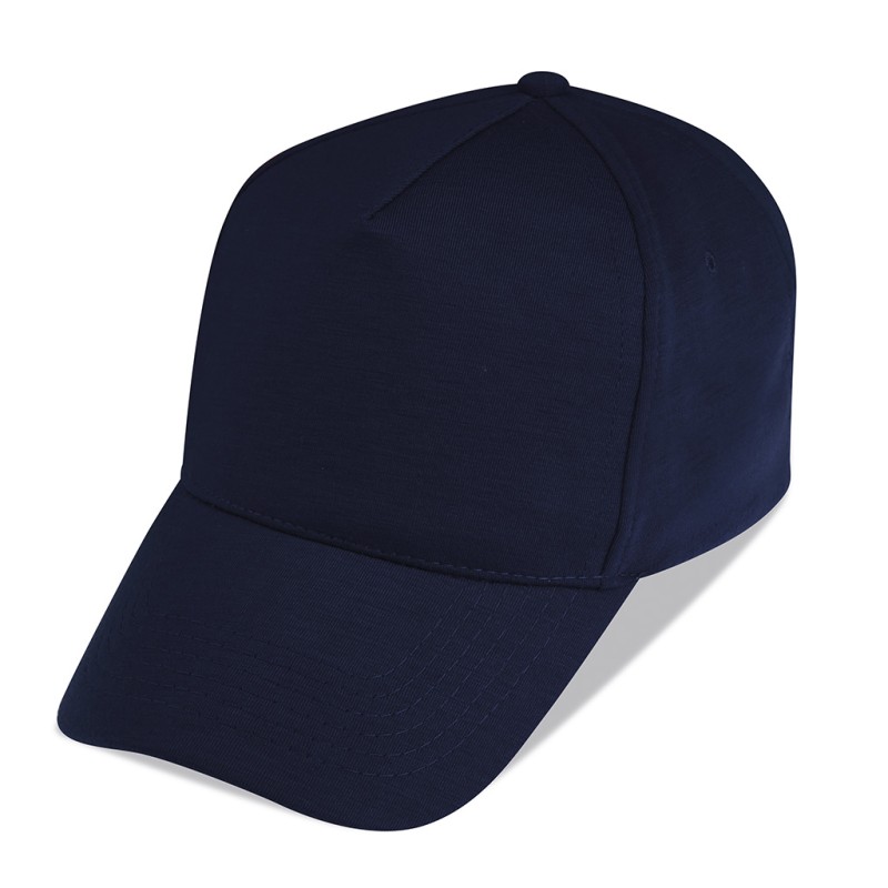 Cappellino golf 5 pannelli blu navy personalizzato K18024NY