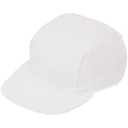 Cappellino ciclista in cotone bianco personalizzato K18026B