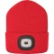 Cappellino zuccotto con luce cob in acrilico rosso personalizzato K18027R