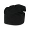 Cappellino in jersey in poliestere nero personalizzato K18030N