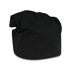 Cappellino in jersey in poliestere nero personalizzato K18030N Cappellino in jersey in poliestere nero personalizzato K18030N