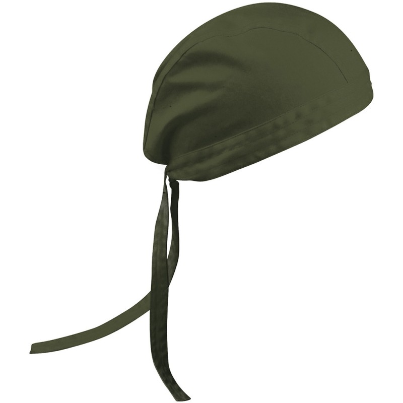 Cappellino a bandana verde militare personalizzato K18036VM