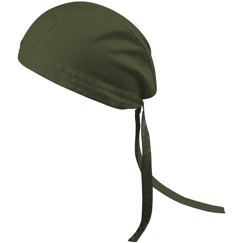 Cappellino a bandana verde militare personalizzato K18036VM