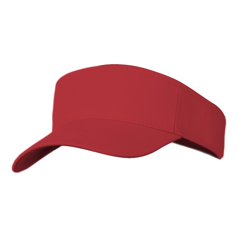 Cappellino visiera rosso personalizzato K18037R Cappellino visiera rosso personalizzato K18037R