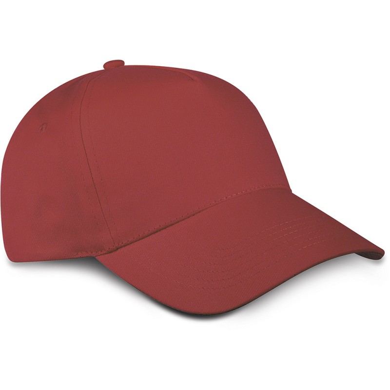 Cappellino golf 5 pannelli bordeaux personalizzato K18040BO