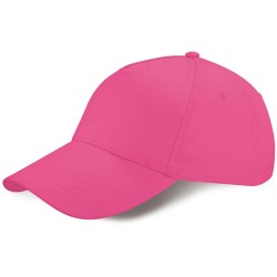 Cappellino golf 5 pannelli fucsia personalizzato K18040FU