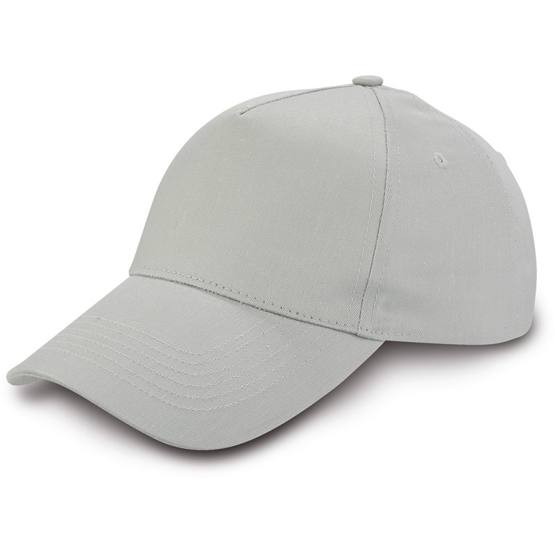 Cappellino golf 5 pannelli grigio personalizzato K18040GR
