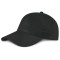 Cappellino golf 5 pannelli nero personalizzato K18040N