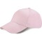 Cappellino golf 5 pannelli rosa personalizzato K18040RS
