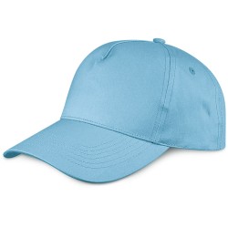 Cappellino golf 5 pannelli blu sky personalizzato K18040SK