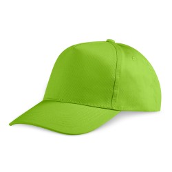 Cappellino golf 5 pannelli verde acido personalizzato K18040VA Cappellino golf 5 pannelli verde acido personalizzato K18040VA