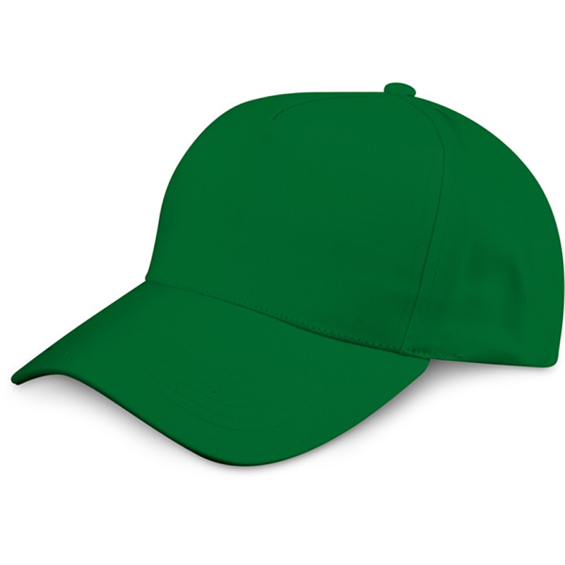 Cappellino golf 5 pannelli verde kelly personalizzato K18040VE