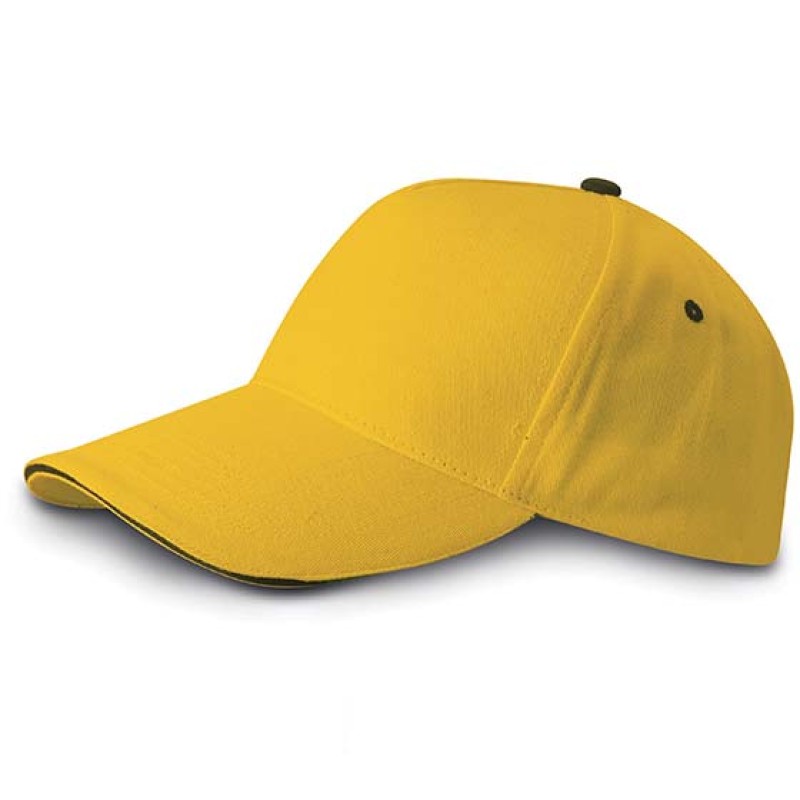 Cappello giallo/blu navy personalizzato K18043G/NY
