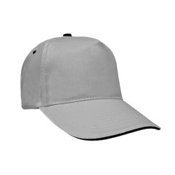 Cappello grigio/nero personalizzato K18043GR/N