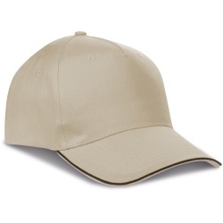 Cappellino 5 pannelli kaki personalizzato K18045KA Cappellino 5 pannelli kaki personalizzato K18045KA