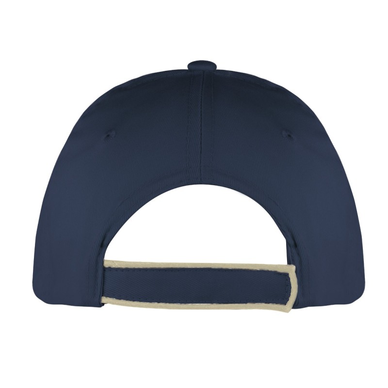 Cappellino 5 pannelli blu navy personalizzato K18045NY