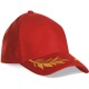 Cappellino 6 pannelli rosso personalizzato K18054R