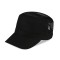 Cappellino militare mesh in cotone e poliestere nero personalizzato K18056N
