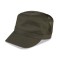 Cappellino militare mesh in cotone e poliestere verde militare personalizzato K18056VM