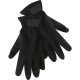 Guanti in pile nero personalizzato K18059N