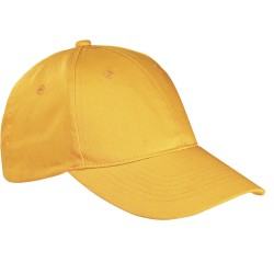 Cappellino 6 pannelli giallo personalizzato K18061G Cappellino 6 pannelli giallo personalizzato K18061G
