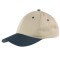 Cappellino 6 pannelli kaki/blu navy personalizzato K18061KA/NY