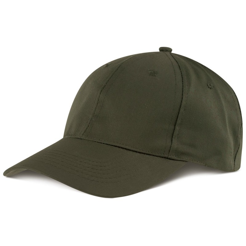 Cappellino 6 pannelli verde militare personalizzato K18061VM