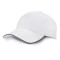 Cappellino 6 pannelli bianco personalizzato K18062B