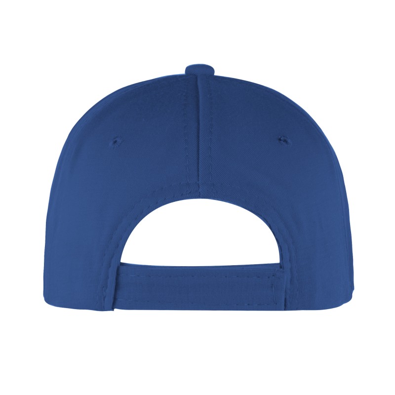 Cappellino 6 pannelli blu royal personalizzato K18063BL