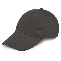 Cappellino 6 pannelli grigio personalizzato K18063GR