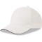 Cappellino 6 pannelli bianco personalizzato K18064B