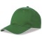 Cappellino 6 pannelli verde personalizzato K18064V