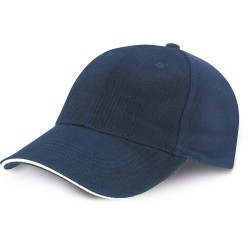 Cappellino 6 pannelli blu navy personalizzato K18065NY