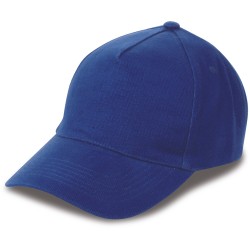 Cappellino 5 pannelli blu royal personalizzato K18066BL Cappellino 5 pannelli blu royal personalizzato K18066BL