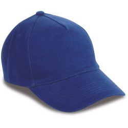 Cappellino 5 pannelli blu royal personalizzato K18066BL Cappellino 5 pannelli blu royal personalizzato K18066BL