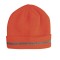 Cappellino zuccotto reflex colori fluorescenti in acrilico arancione personalizzato K18068A