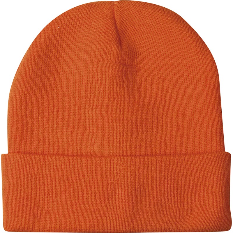 Cappellino zuccotto in acrilico arancione personalizzato K18070A Cappellino zuccotto in acrilico arancione personalizzato K18070A