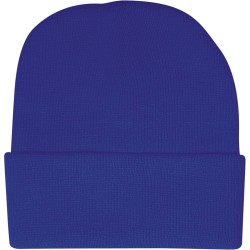 Cappellino zuccotto in acrilico blu royal personalizzato K18070BL