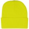 Cappellino zuccotto in acrilico giallo fluo personalizzato K18070GFL