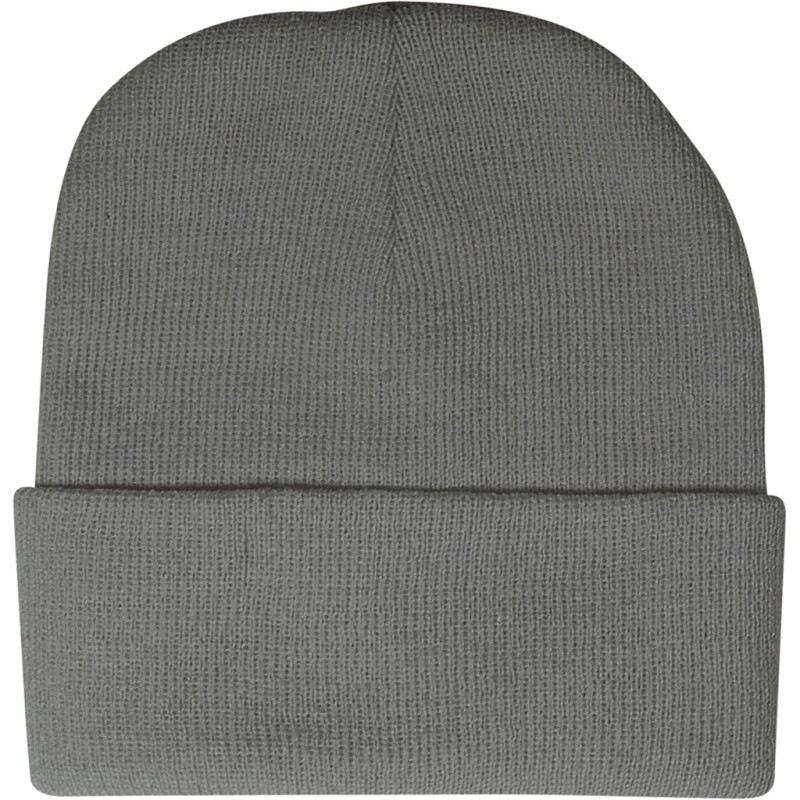 Cappellino zuccotto in acrilico grigio personalizzato K18070GR