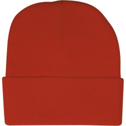 Cappellino zuccotto in acrilico rosso personalizzato K18070R