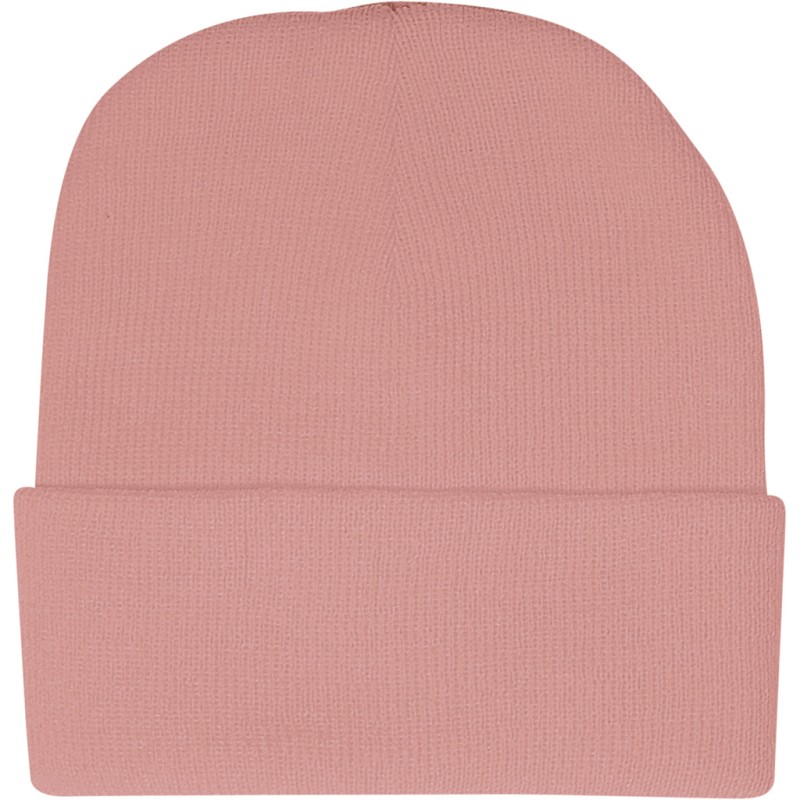 Cappellino zuccotto in acrilico rosa personalizzato K18070RS