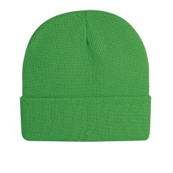 Cappellino zuccotto in acrilico verde personalizzato K18070V Cappellino zuccotto in acrilico verde personalizzato K18070V