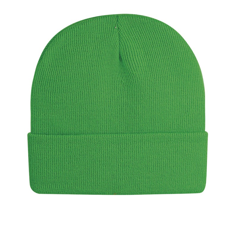 Cappellino zuccotto in acrilico verde personalizzato K18070V Cappellino zuccotto in acrilico verde personalizzato K18070V